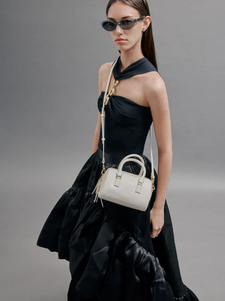 Túi đeo vai Everleigh Bowling - Kem - Ảnh 6