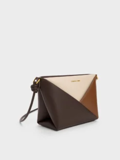 Alternative view of Túi đeo vai Midori Colourblock - Multi Brown