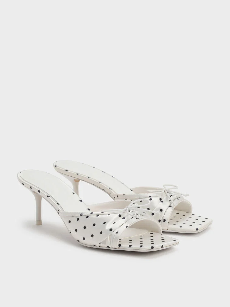 Giày mules cao gót Sadira Polka-Dot - Multi2 - Ảnh 9