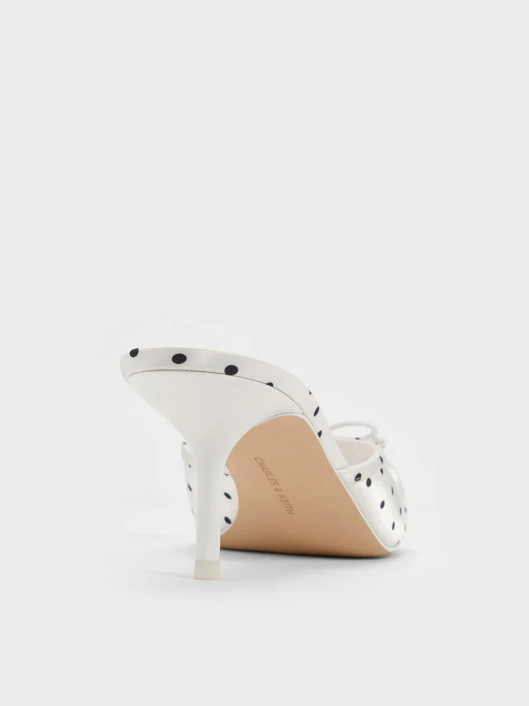 Giày mules cao gót Sadira Polka-Dot - Multi2 - Ảnh 7
