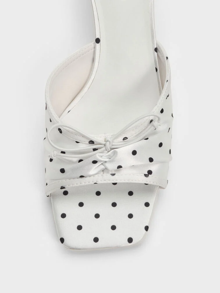 Giày mules cao gót Sadira Polka-Dot - Multi2 - Ảnh 5